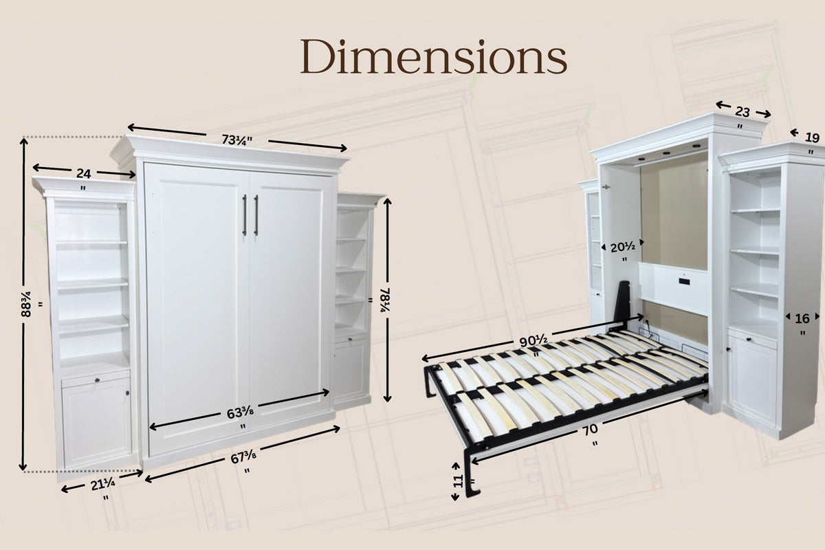 Night and Day Furniture Monte Carlo Murphy Wall Bed