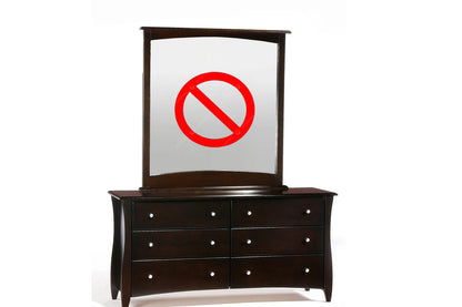 Night and Day Furniture Bedroom Chocolate Clove Dresser (no Mirror) - 6 Colours