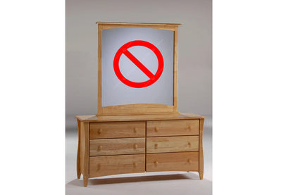 Night and Day Furniture Bedroom Natural Clove Dresser (no Mirror) - 6 Colours