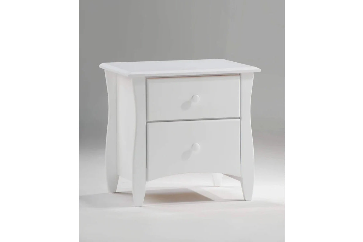 Night and Day Furniture Bedroom White Clove Night Stand - 6 Colours