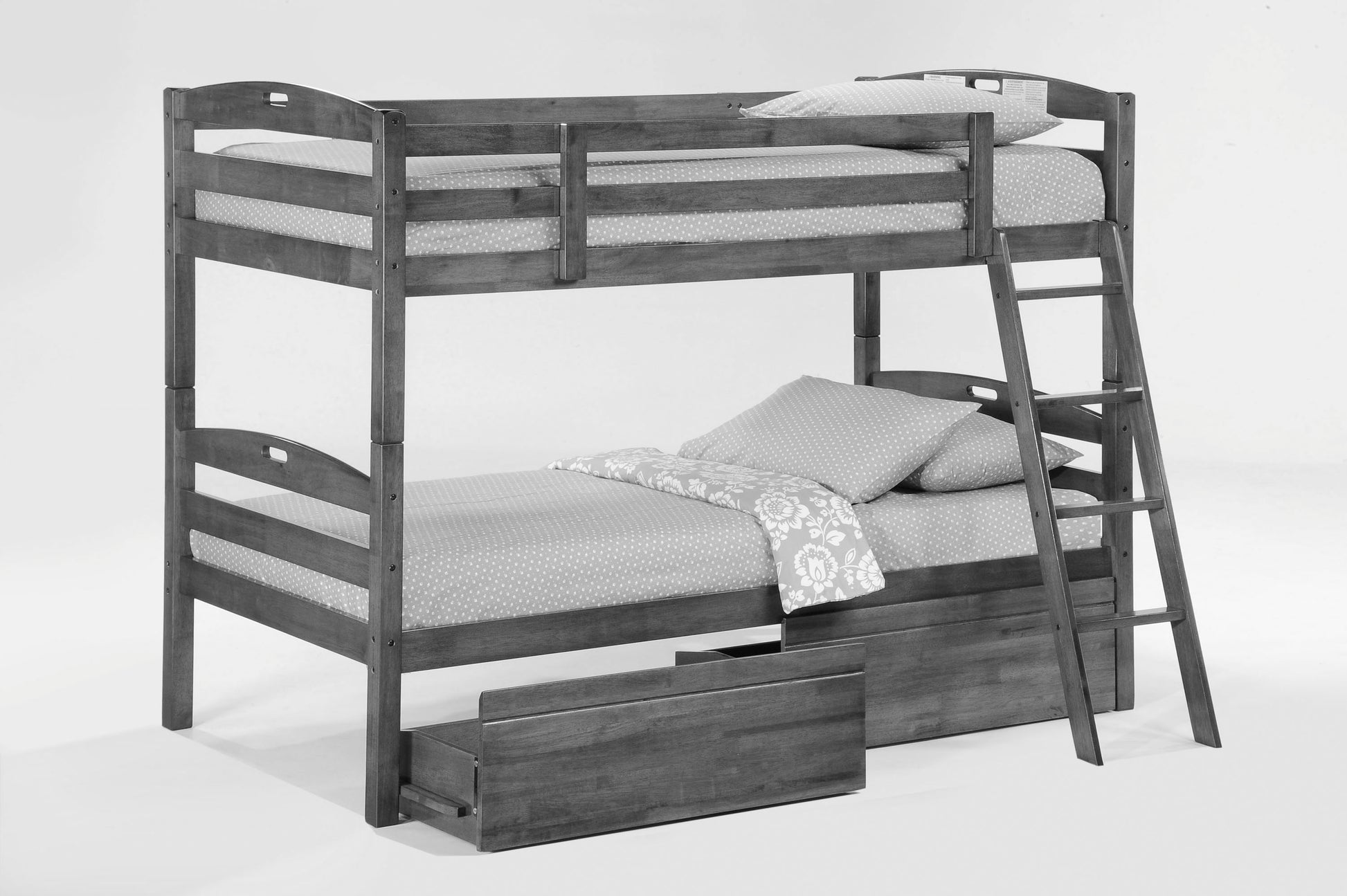 Night and Day Furniture Bunk Beds Sesame Twin over Twin Hardwood Bunk - 3 Colours