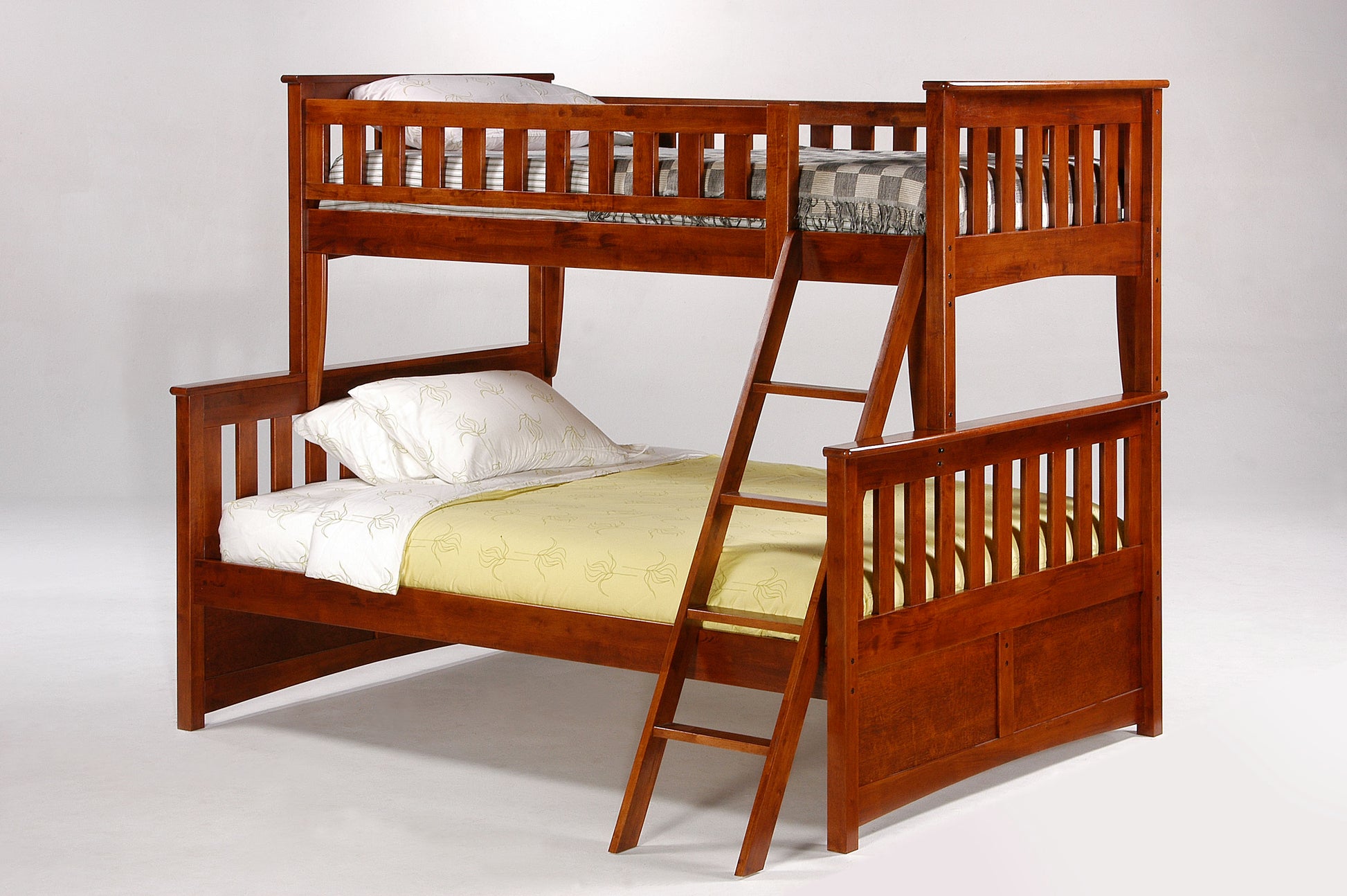 Night and Day Furniture Bunk Beds Ginger Twin Over Full Bunk Bed (5 colours)