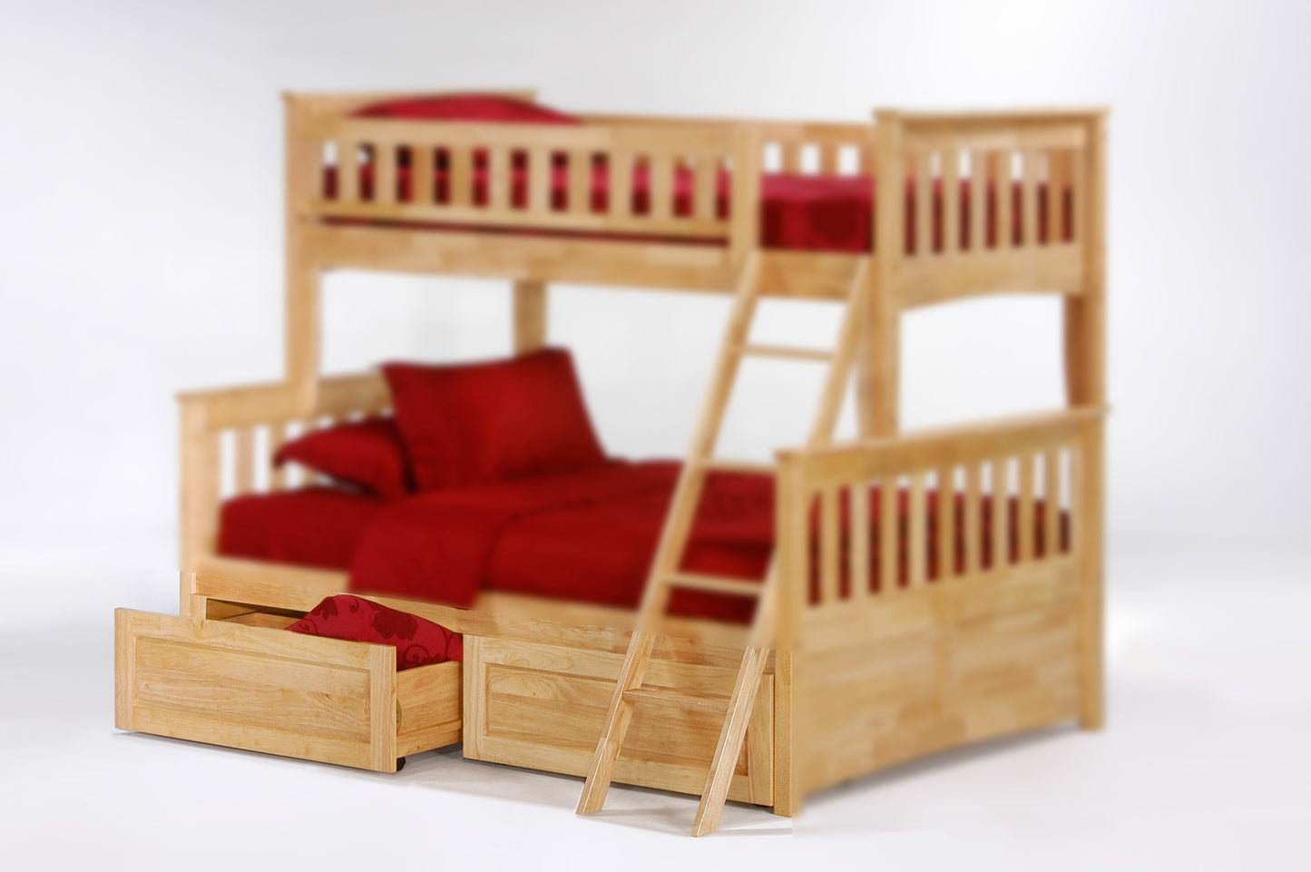 Night and Day Furniture Bunk Beds Ginger Twin Over Full Bunk Bed (5 colours)