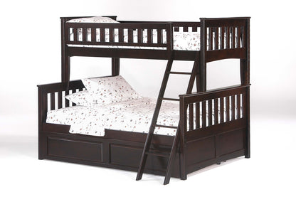Night and Day Furniture Bunk Beds Ginger Twin Over Full Bunk Bed (5 colours)