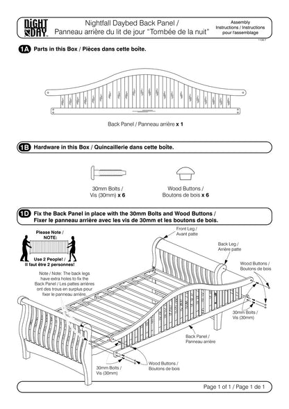 Night and Day Furniture Daybeds Nightfall Daybed