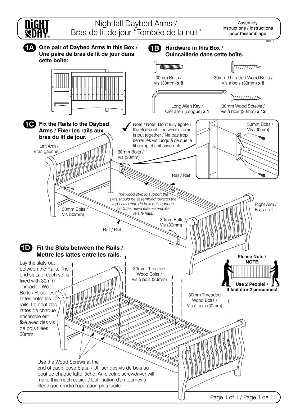 Night and Day Furniture Daybeds Nightfall Daybed