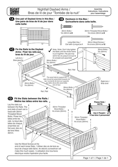 Night and Day Furniture Daybeds Nightfall Daybed