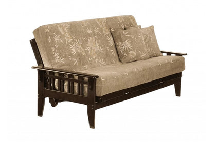 Night and Day Furniture Futons Full without drawers / Deluxe 8" / Dark Chocolate Kingston Futon Frame with Canadian Made Mattress