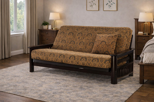 Night and Day Furniture Futons Portofino Futon Frame with Canadian Made Mattress - Christmas Special