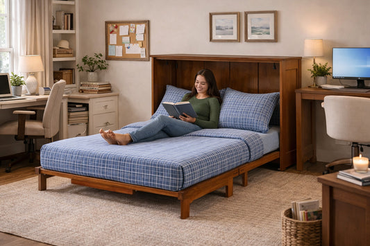 Night and Day Furniture Murphy Cabinet Beds Orion Murphy Cabinet Bed with Tri-Fold Foam Mattress (Full Size) - Available in 5 Colours