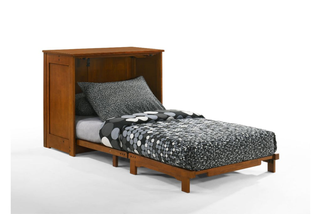Night and Day Furniture Murphy Cabinet Beds Cherry Orion Murphy Cabinet Bed - Twin Size