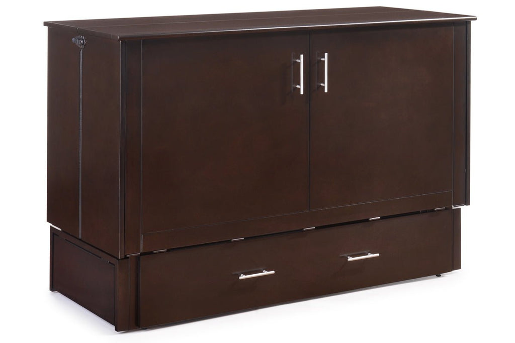 Night and Day Furniture Murphy Cabinet Beds Sagebrush Murphy Cabinet Bed Dark Chocolate