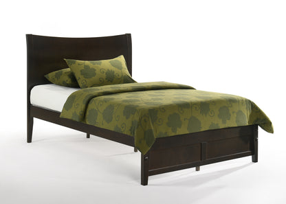 Night and Day Furniture Platform Beds Twin / Chocolate Blackpepper Platform Bed - 5 Finishes Available
