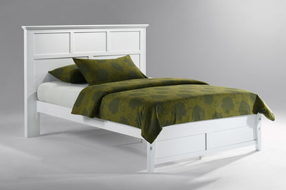 Night and Day Furniture Platform Beds Twin / White Tarragon Platform Bed - 5 Finishes Available