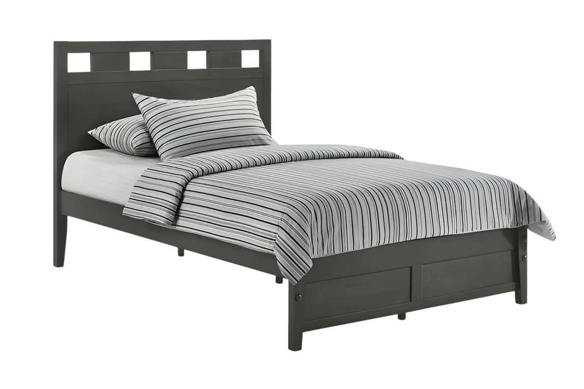 Night and Day Furniture Platform Beds Twin / Stonewash Paprika Kids Platform Bed - 5 Colors Available