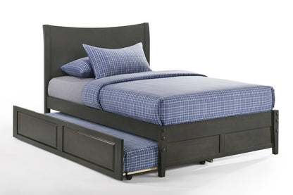 Night and Day Furniture Platform Beds Twin / Stonewash / Platform Bed with trundle bed Blackpepper Platform Bed - 3 Finishes Available
