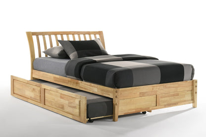 Night and Day Furniture Platform Beds Queen / Natural / Platform Bed with trundle bed Nutmeg Platform Bed - 5 Colours Available