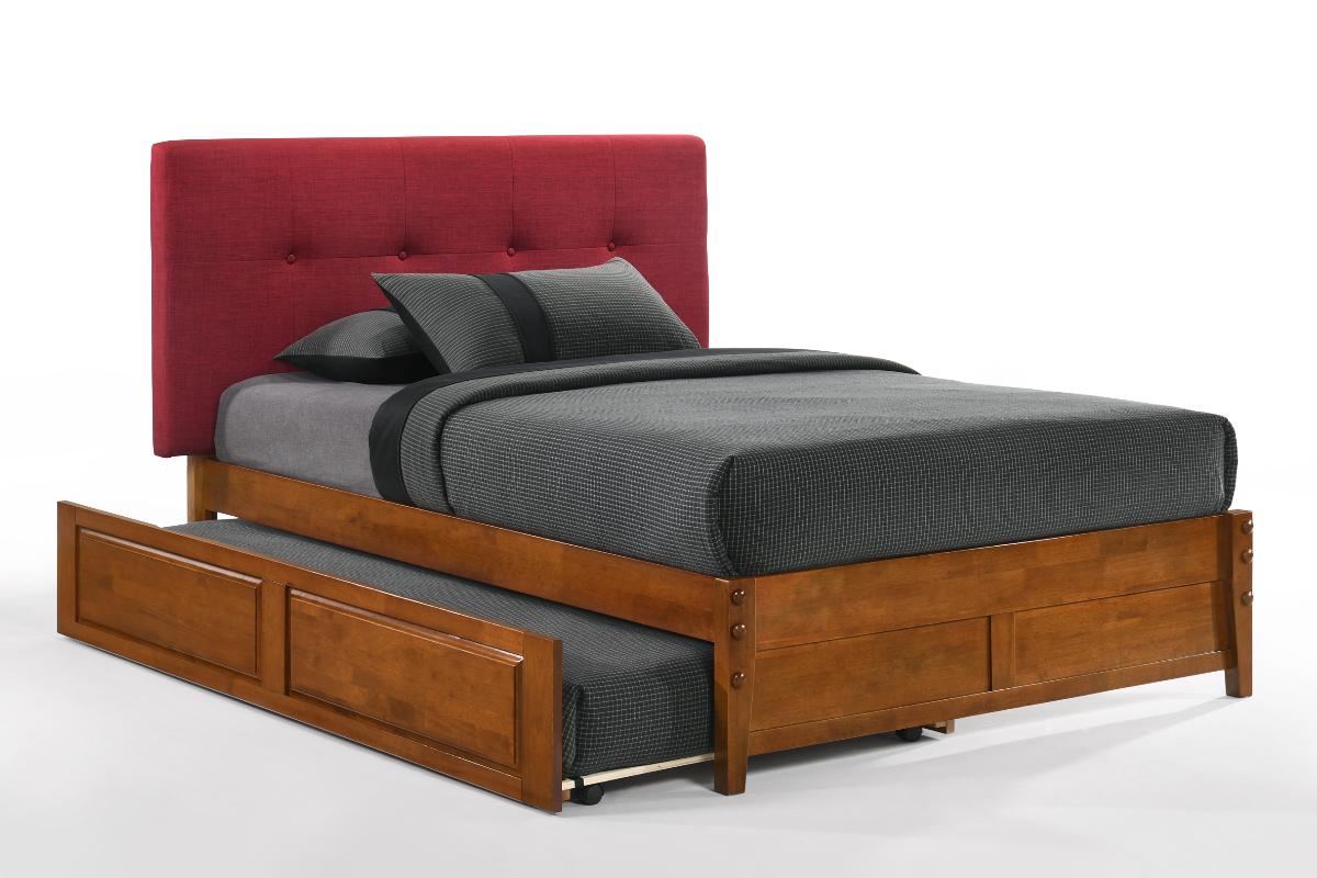 Night and Day Furniture Platform Beds Twin / Cherry / Platform Bed with trundle bed Paprika Platform Bed - 5 Colors Available