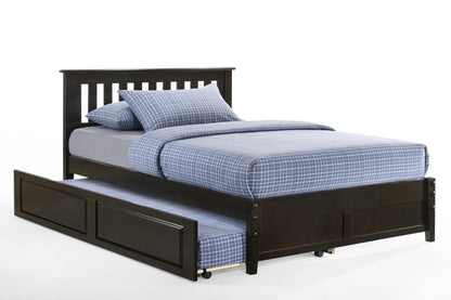 Night and Day Furniture Platform Beds Queen / Dark Chocolate / Platform Bed with trundle bed Rosemary Platform Bed - 5 Colours Available