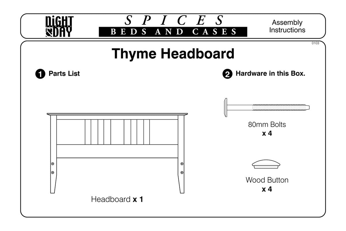 Night and Day Furniture Platform Beds Thyme Kids Platform Bed - 5 Colours Available
