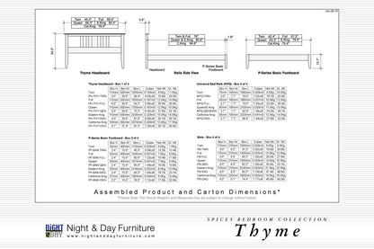 Night and Day Furniture Platform Beds Thyme Kids Platform Bed - 5 Colours Available