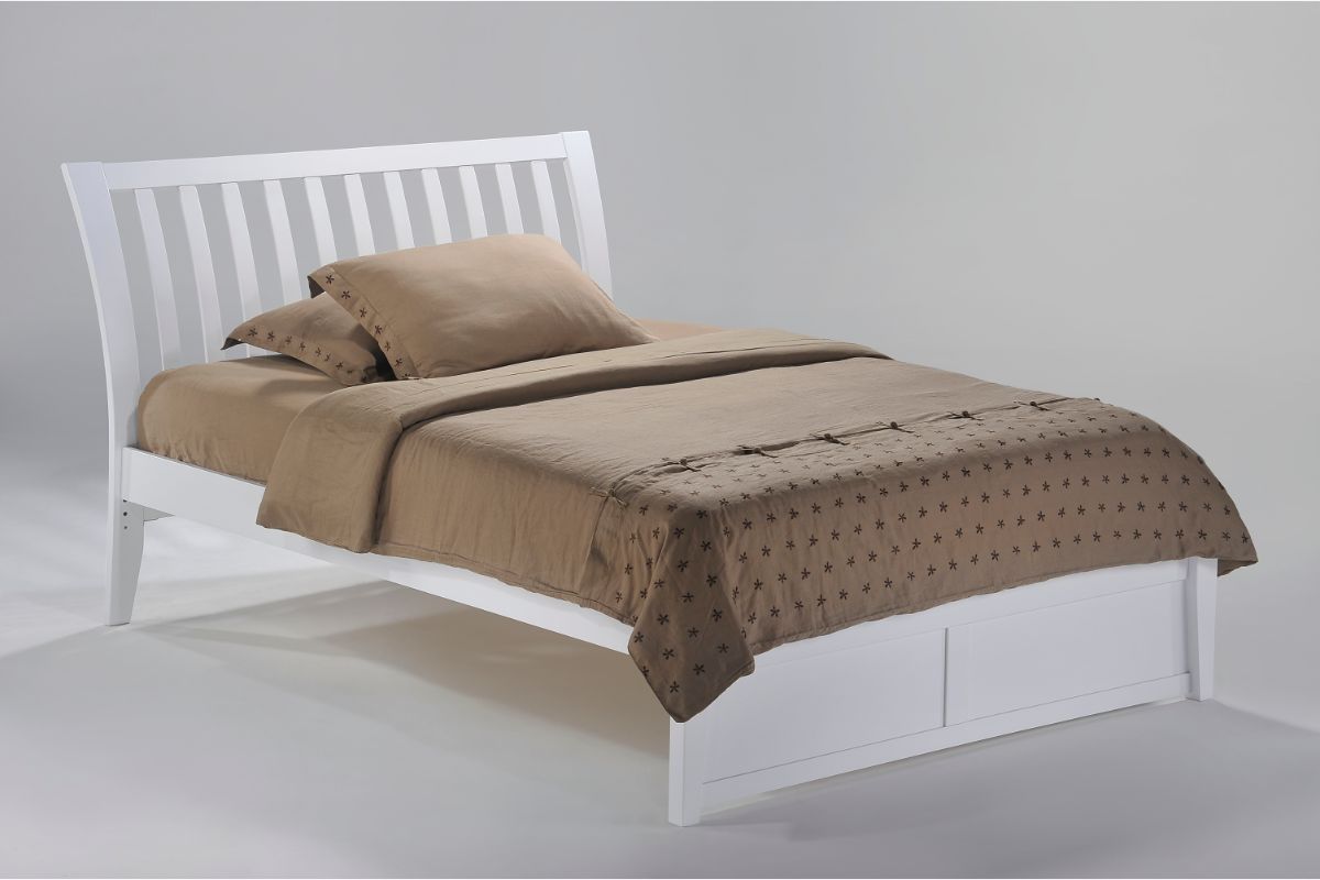 Night and Day Furniture Platform Beds Queen / White Nutmeg K-Series Kids Platform Bed