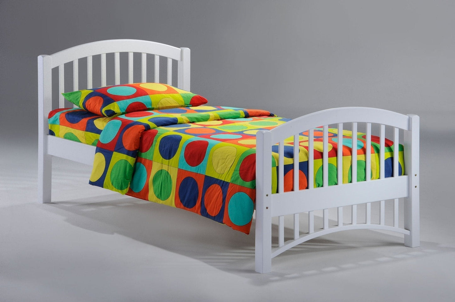 Night and Day Furniture Platform Beds Twin / White Molasses