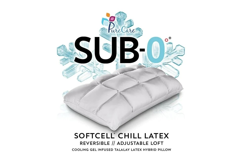 PureCare Pillows SUB-0° SoftCell Latex Pillow - King