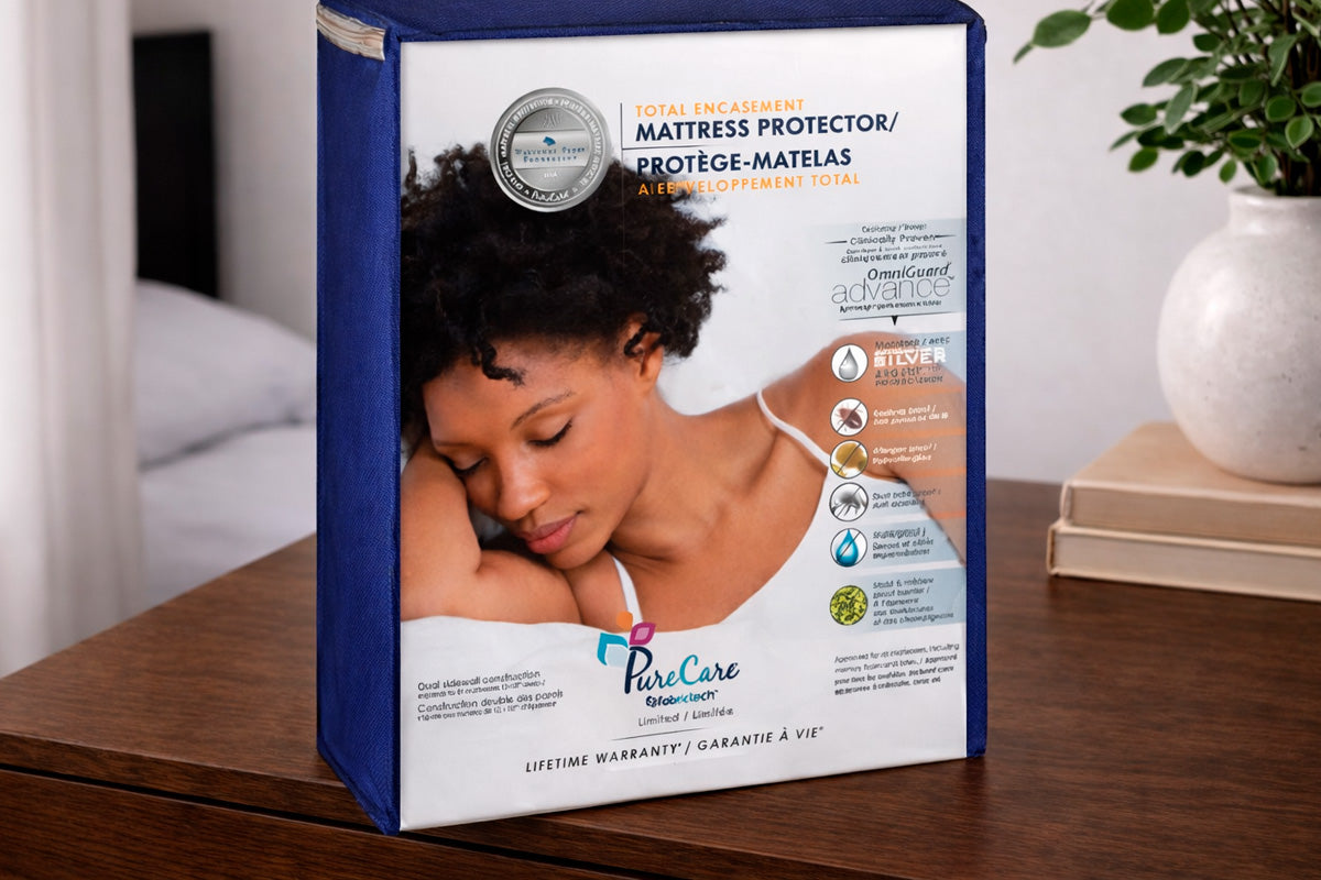 PureCare Sleep Accessories OmniGuard Advance Total Encasement Mattress Protector