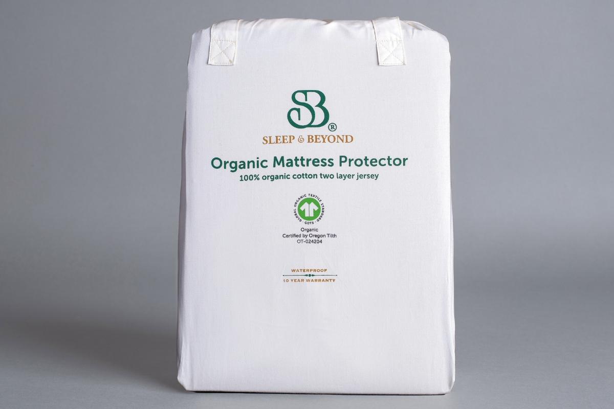 Sleep And Beyond Sleep Accessories Organic Cotton Waterproof Mattress Protector