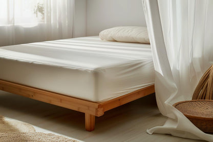 Sleep And Beyond Sleep Accessories Twin Organic Cotton Waterproof Mattress Protector