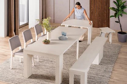 Transformer Table Indoor Furniture Canadian Birch Transformer Indoor Dining Set - The Host