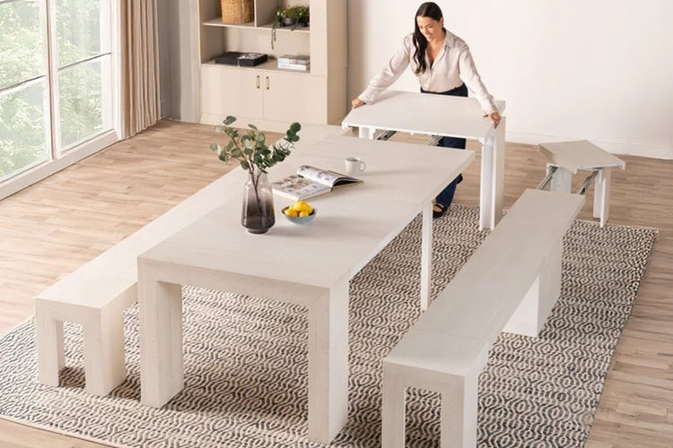 Transformer Table Indoor Furniture Canadian Birch Transformer Indoor Dining Set - The Gathering