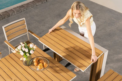 Transformer Table Outdoor Furniture Transformer Outdoor Dining Set - The Practical