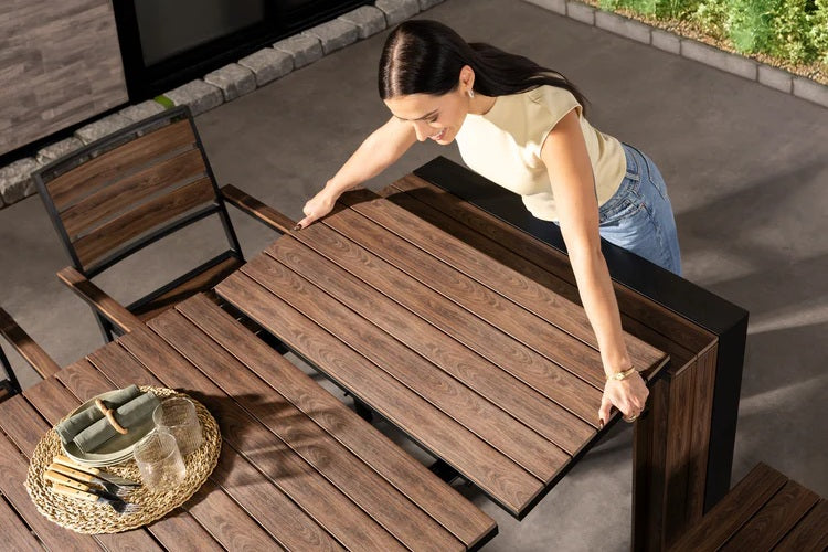 Transformer Table Outdoor Furniture Transformer Outdoor Dining Set - The Host