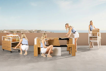 Transformer Table Outdoor Furniture Transformer Outdoor Dining Set - The Gathering