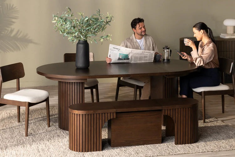 Transformer Table Round Dining Furniture Transformer Round Dining Set - The Host
