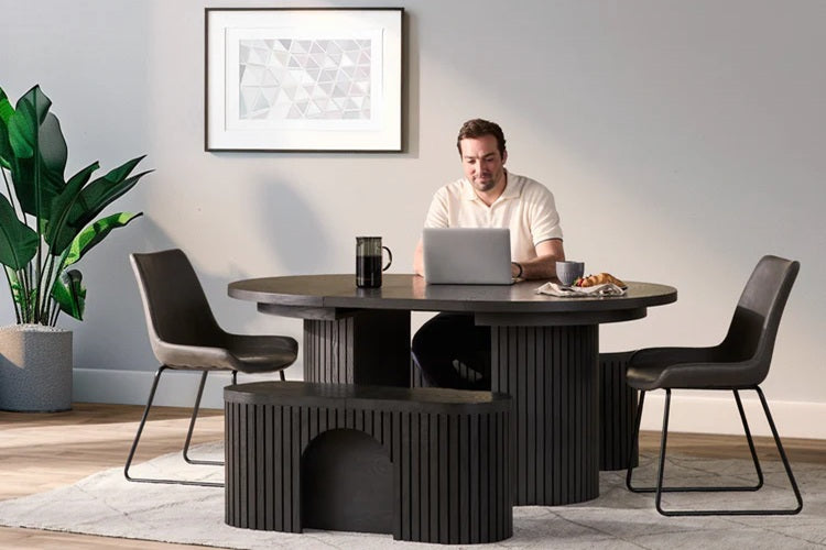 Transformer Table Round Dining Furniture Transformer Round Dining Set - The Gathering