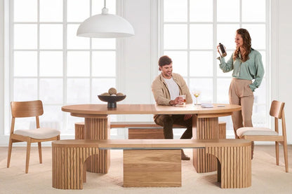 Transformer Table Round Dining Furniture Transformer Round Dining Set - The Gathering