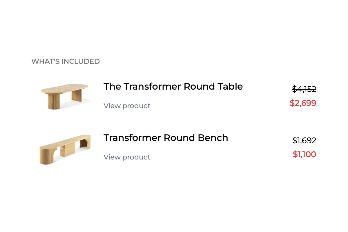 Transformer Table Round Dining Furniture Transformer Round Dining Set - The Practical