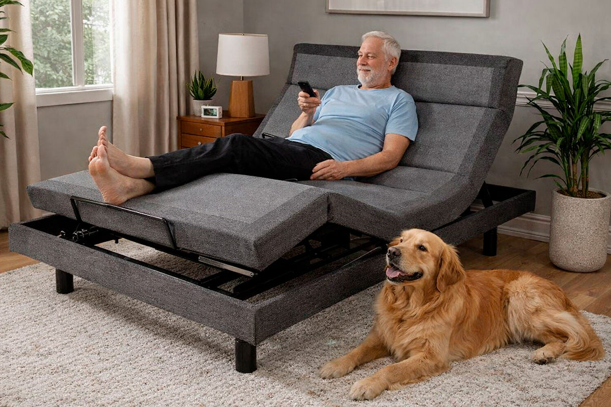 W. Silver Products Electric Adjustable Beds Winchester Pillow Tilt Wall Hugger (GS-72) - Full