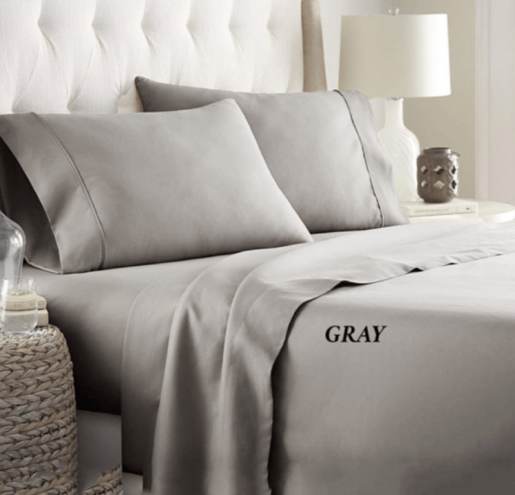 Best Sleep Centre Sheets Queen / Light Grey Bamboo Comfort Blend Sheets - The Blended Sheets you grew up with - drastically improved!