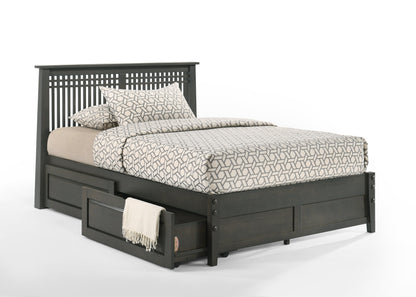 Night and Day Furniture Bedroom Queen / Stonewash / 1 Pair Underbed Drawers Solstice (K-Series)