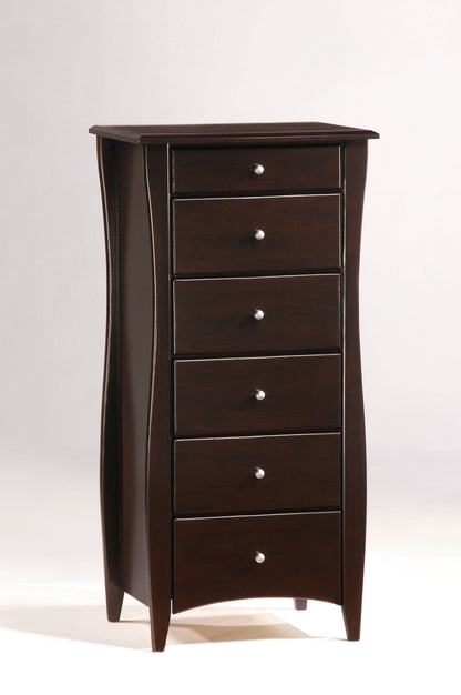 Night and Day Furniture Bedroom Chocolate / Lingerie Chest Clove Case Goods