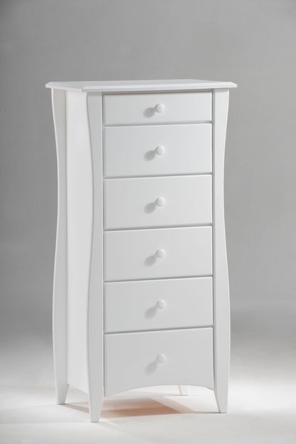 Night and Day Furniture Bedroom White / Lingerie Chest Clove Case Goods