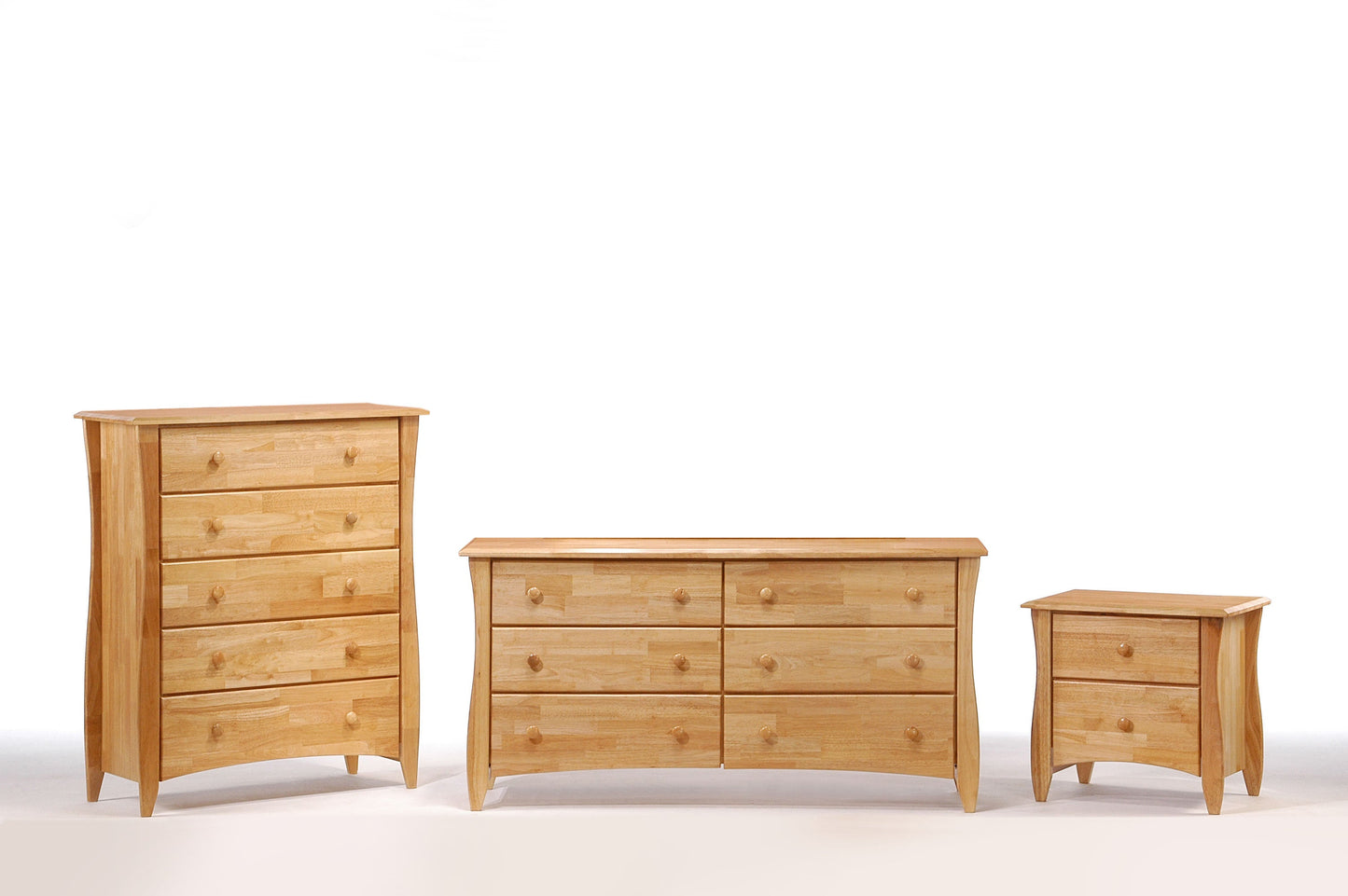 Night and Day Furniture Bedroom Natural / 3 Piece Bundle (No Mirror) Clove Case Goods