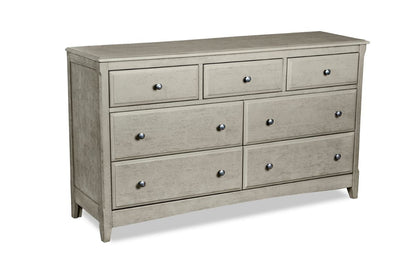 Night and Day Furniture Bedroom Brushed Driftwood / Dresser Without Mirror Secrets Case Goods - Many Colors To Choose From