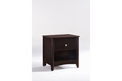 Night and Day Furniture Bedroom Dark Chocolate / Nightstand Secrets Case Goods - Many Colors To Choose From