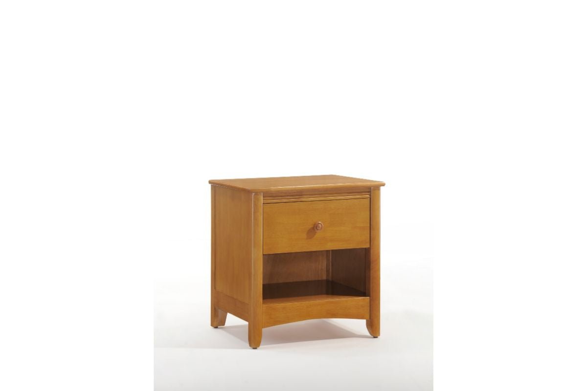 Night and Day Furniture Bedroom Medium Oak / Nightstand Secrets Case Goods - Many Colors To Choose From