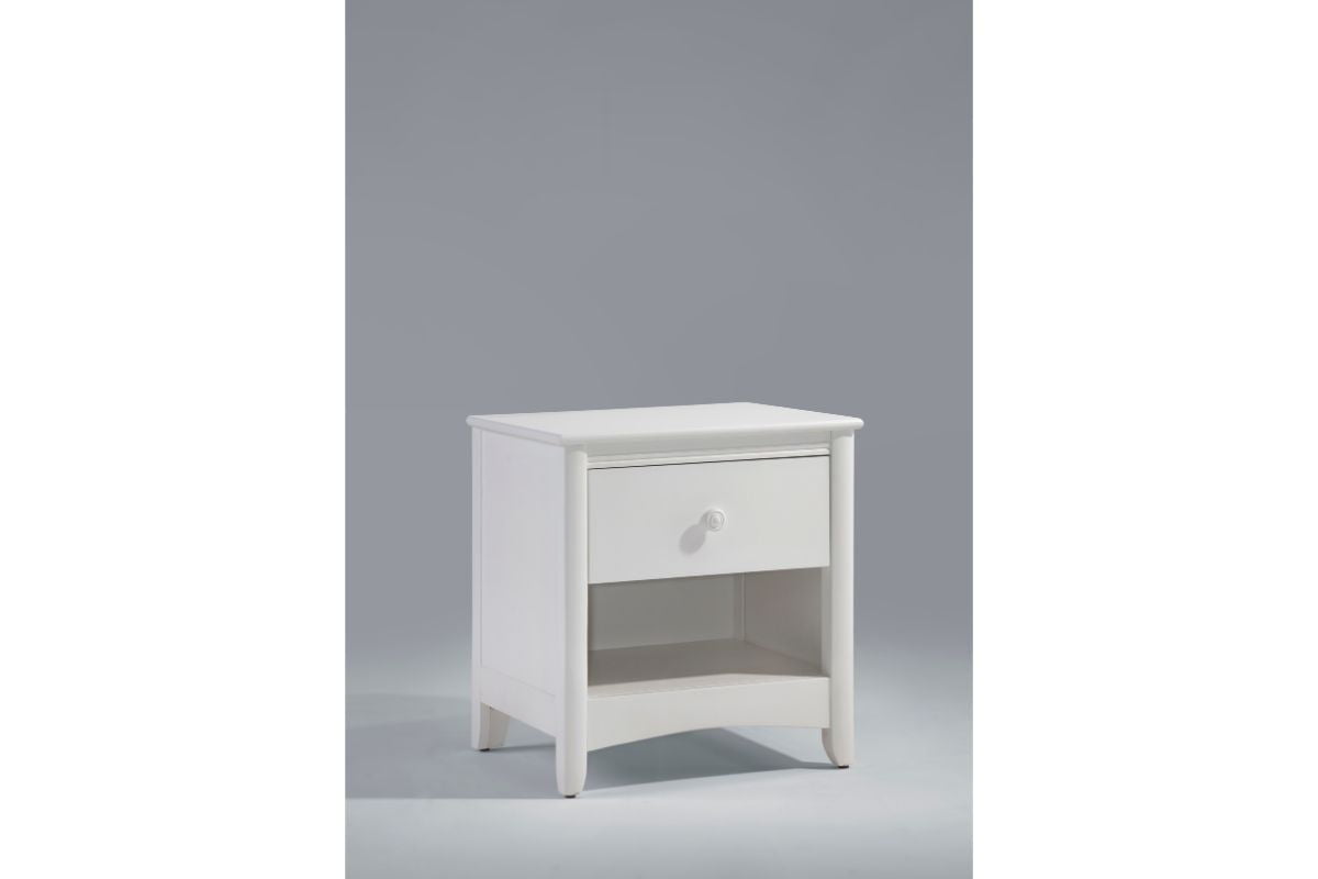 Night and Day Furniture Bedroom White / Nightstand Secrets Case Goods - Many Colors To Choose From